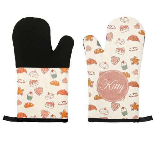 SubliLinen Oven Mitt with Rubber Patch - Right hand #3